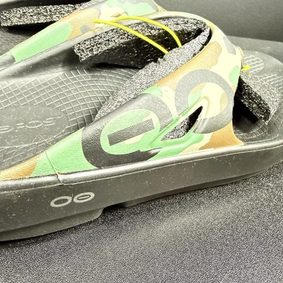 OOFOS Ooriginal Sport Sandals Slides Unisex Woodland Camo Men's 8 Women's 10 - Picture 7 of 11